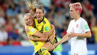 Next Story Image: Sweden through to quarterfinals with 1-0 win over Canada